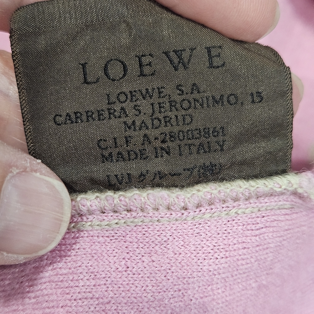 Loewe Women's Beige and Pink Sweater - Picture 11 of 16